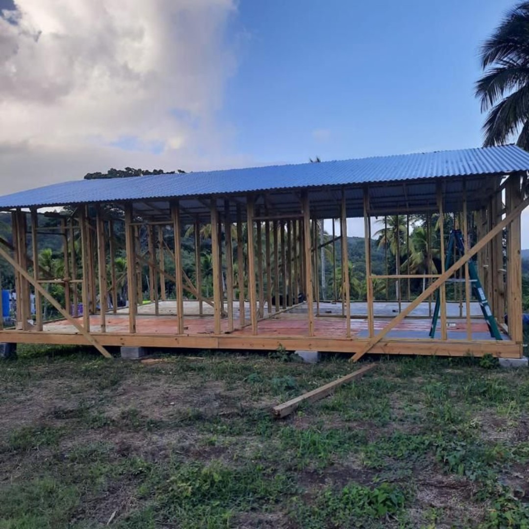 The Roof on The Second Children's Village Home is Up!