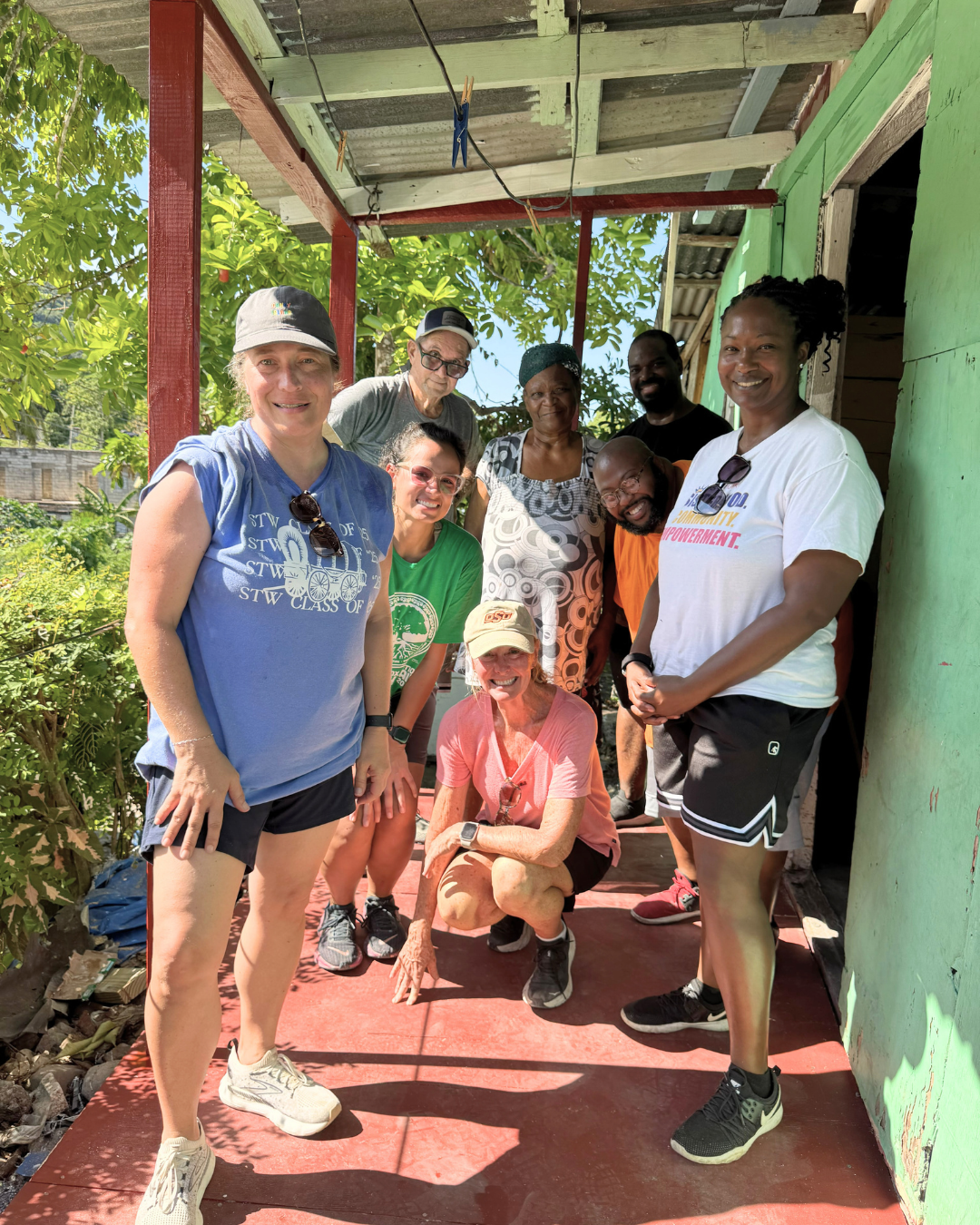 Building a New Porch For an Elder in the Community
