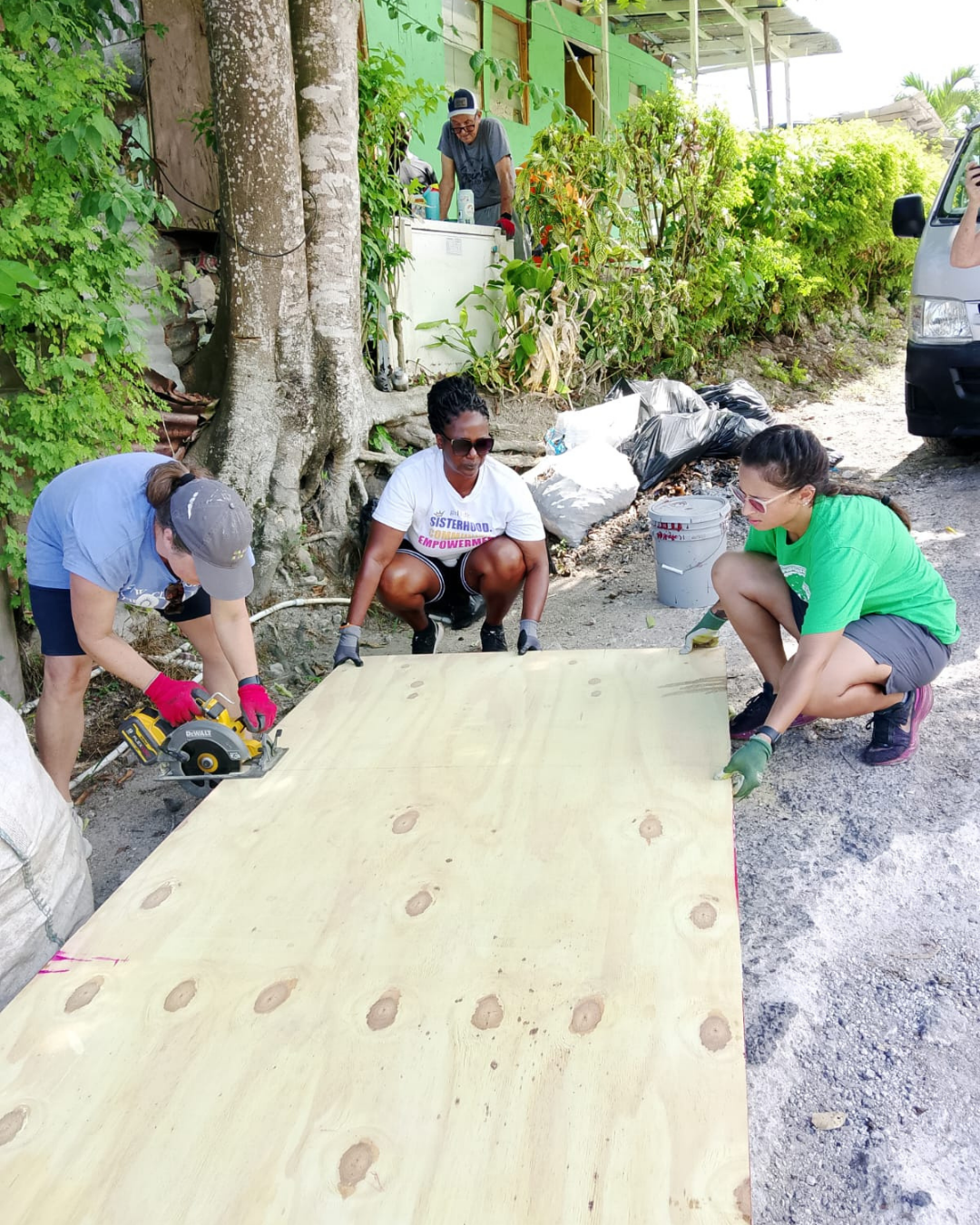 Building a New Porch For an Elder in the Community