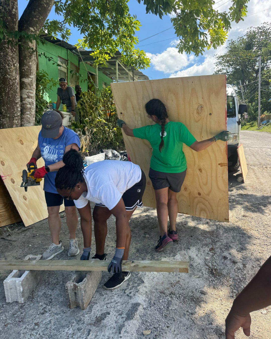 Building a New Porch For an Elder in the Community