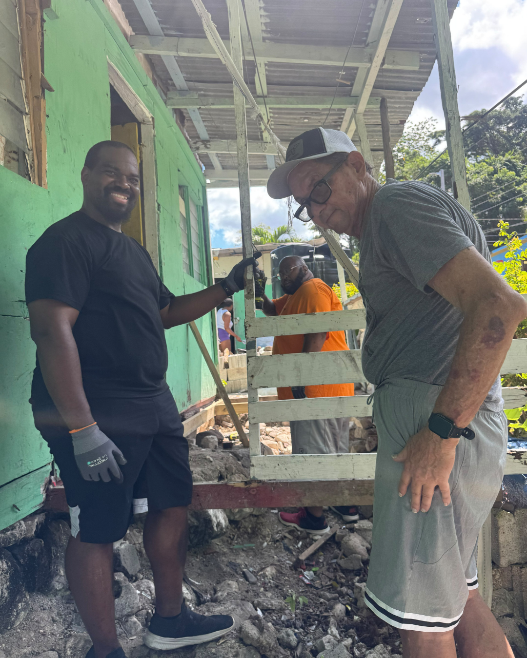 Building a New Porch For an Elder in the Community
